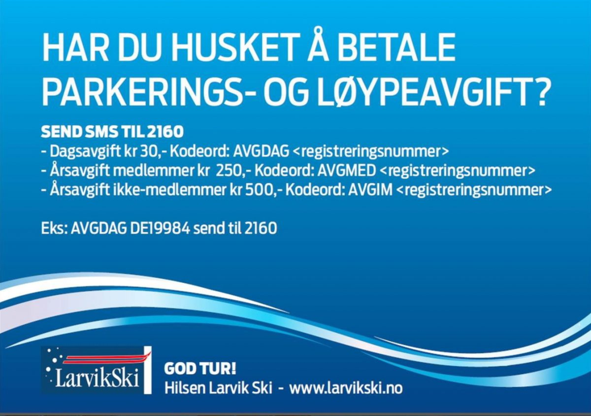 Parkeringsavgift på Kleiver